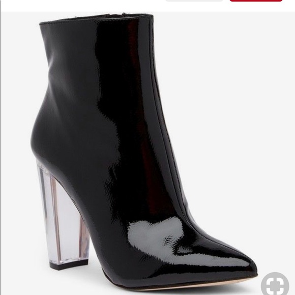 jessica simpson patent leather booties